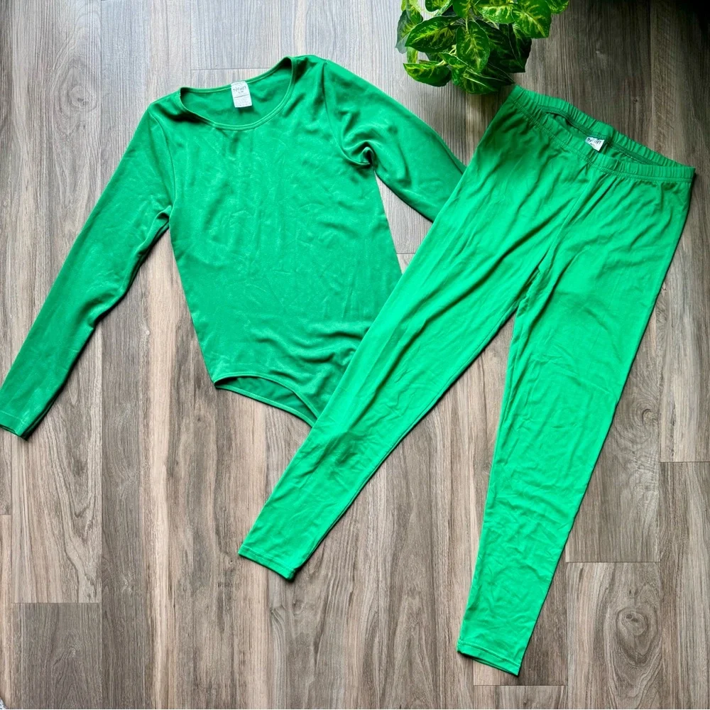 Spirit Green Costume Base Set‎ | Long Sleeve Bodysuit & Matching Leggings Size M - Picture 11 of 11